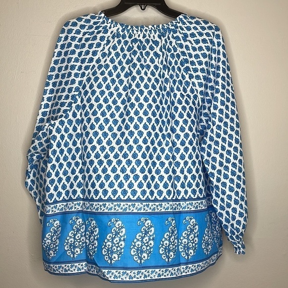 J. Crew | Block-Print Artist Top 206 - Picture 7 of 11